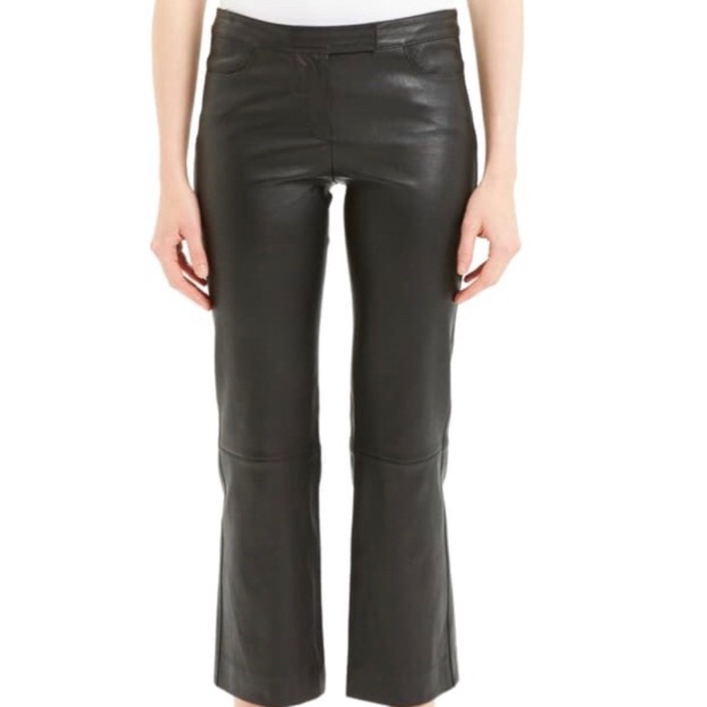 Theory Black Leather Pant SZ00